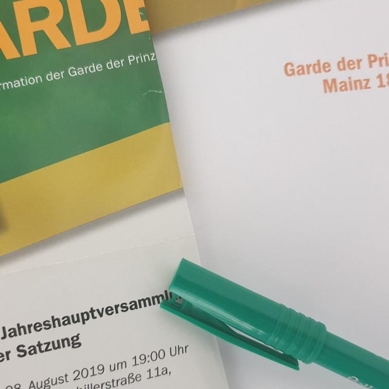 Vorstandswahlen bei der Garde der Prinzessin